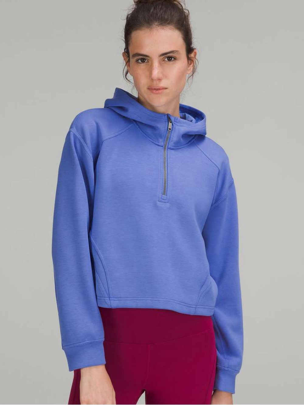 Lululemon Modal Spacer Half Zip in Wild Indigo